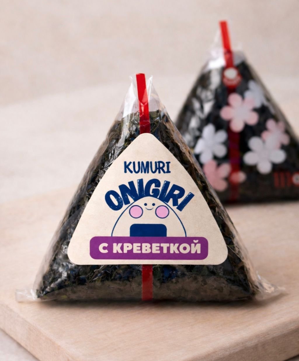 Onigiri with shrimp